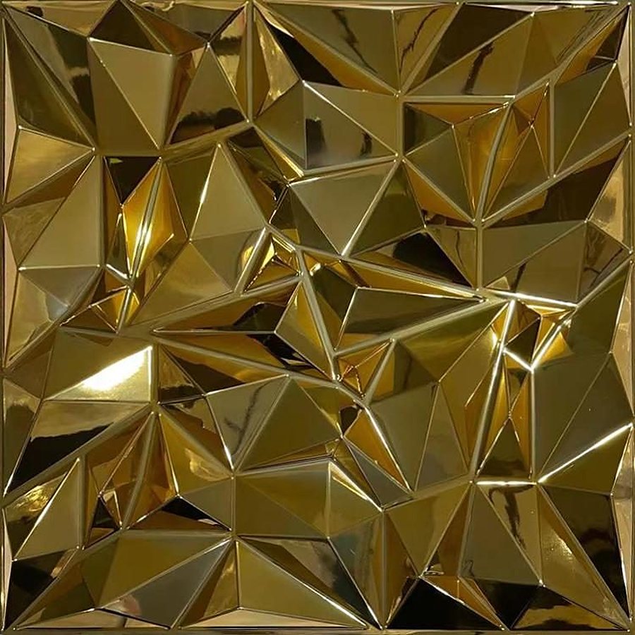 Mirror Gold diamond panel