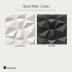 All Classic Matte 3D wall panel colors