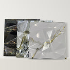 Nero, Jade and Gilded marble diamond 3D wall panels