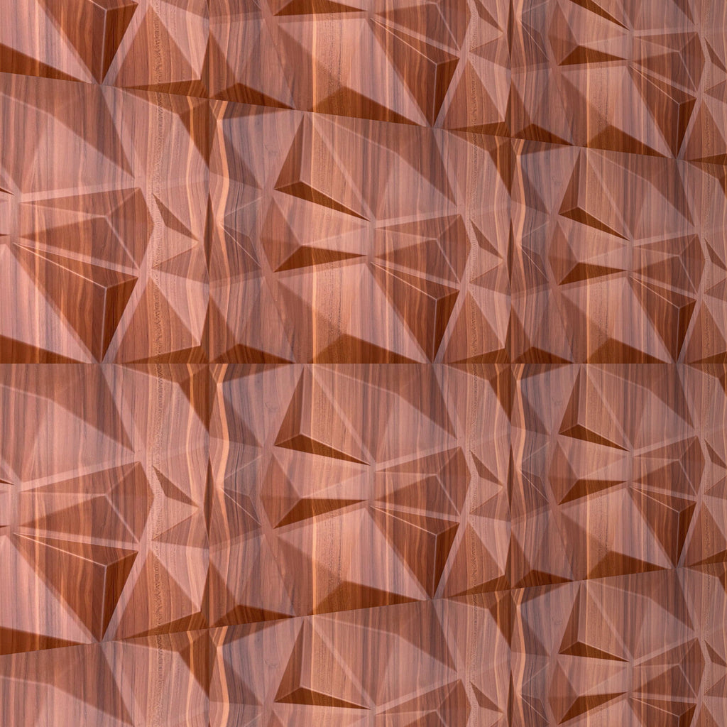 Close-up of Chestnut 3D wall panel relief