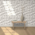 Chalk White Diamond 3D Wall Panels