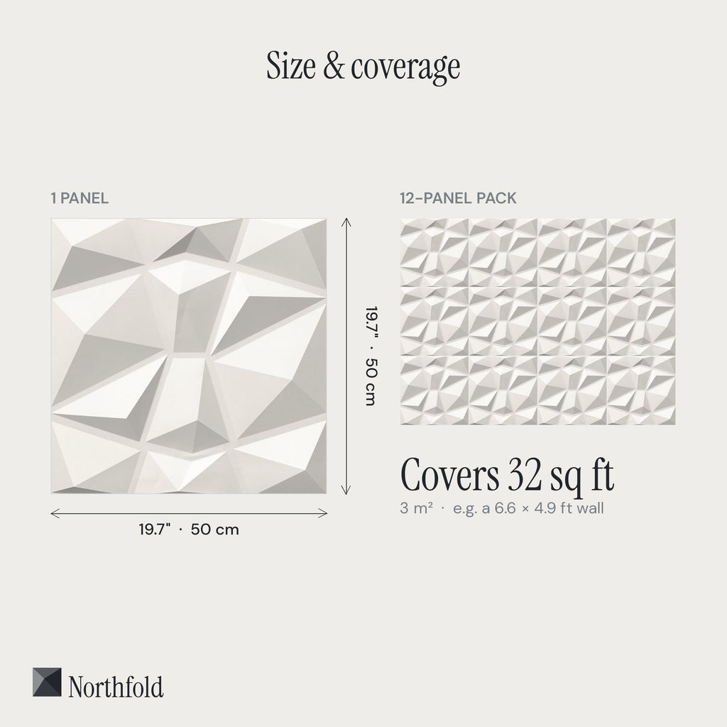 Chestnut Diamond 3D Wall Panels