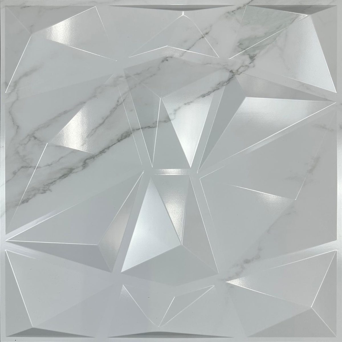 Ivory Marble Diamond 3D Wall Panels