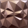 Brushed Coffee Gold Diamond 3D Wall Panels