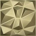 Brushed Platinum Diamond 3D Wall Panels