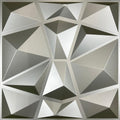 Light Champagne Diamond 3D Wall Panels