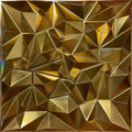 Mirror-Look Gold Diamond 3D Wall Panels
