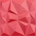 Cherry Red Diamond 3D Wall Panels