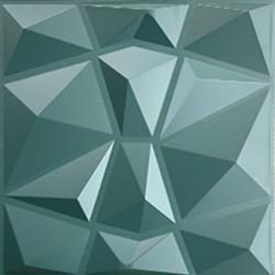 Forest Green Diamond 3D Wall Panels