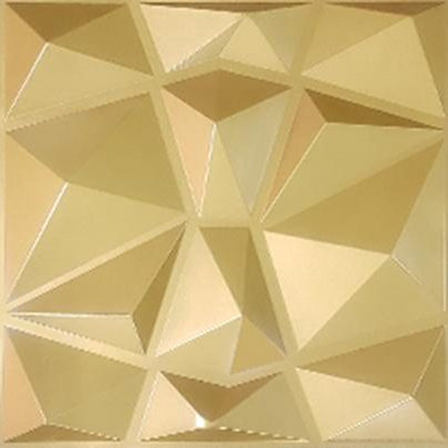 Gold Diamond 3D Wall Panels