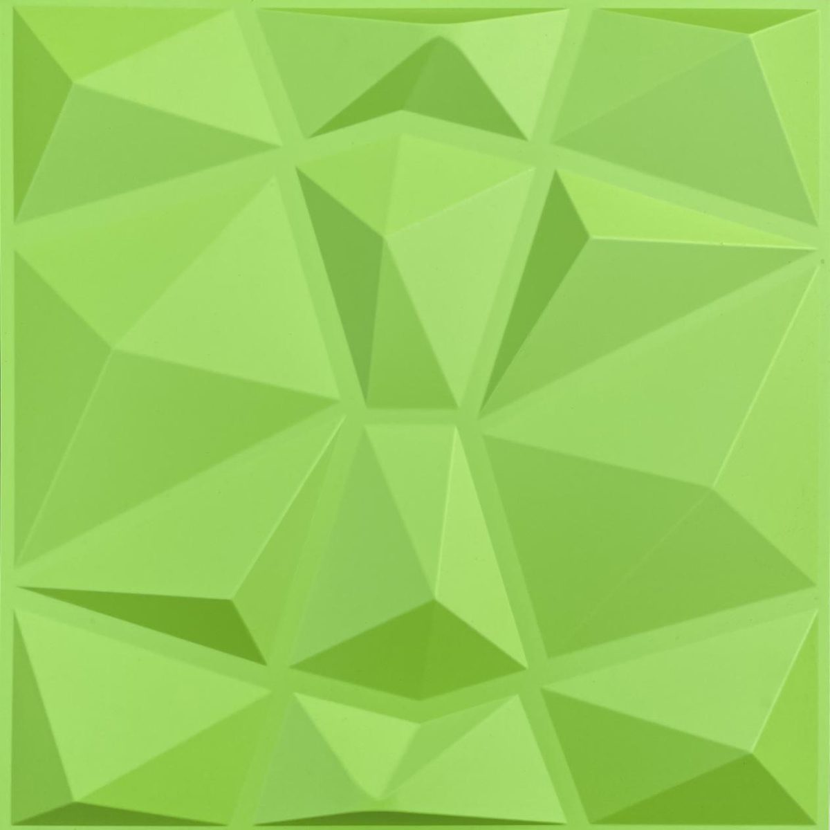 Lime Green Diamond 3D Wall Panels