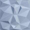 Silver Diamond 3D Wall Panels