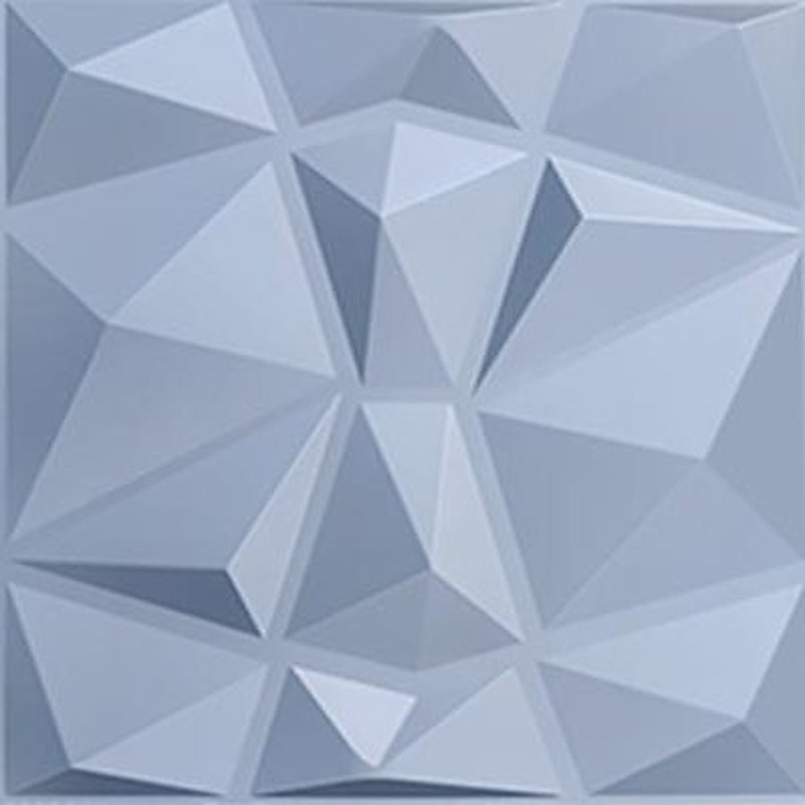 Silver Diamond 3D Wall Panels