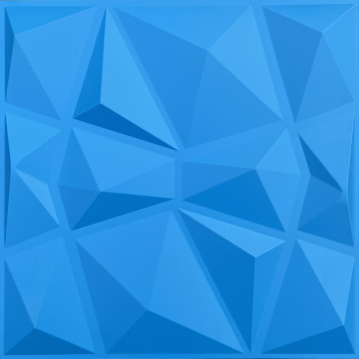 Sky Blue Diamond 3D Wall Panels