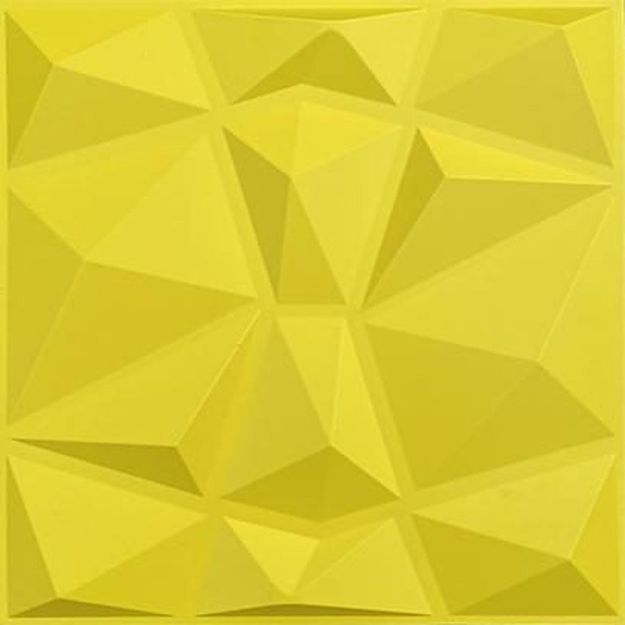 Sunflower Yellow Diamond 3D Wall Panels