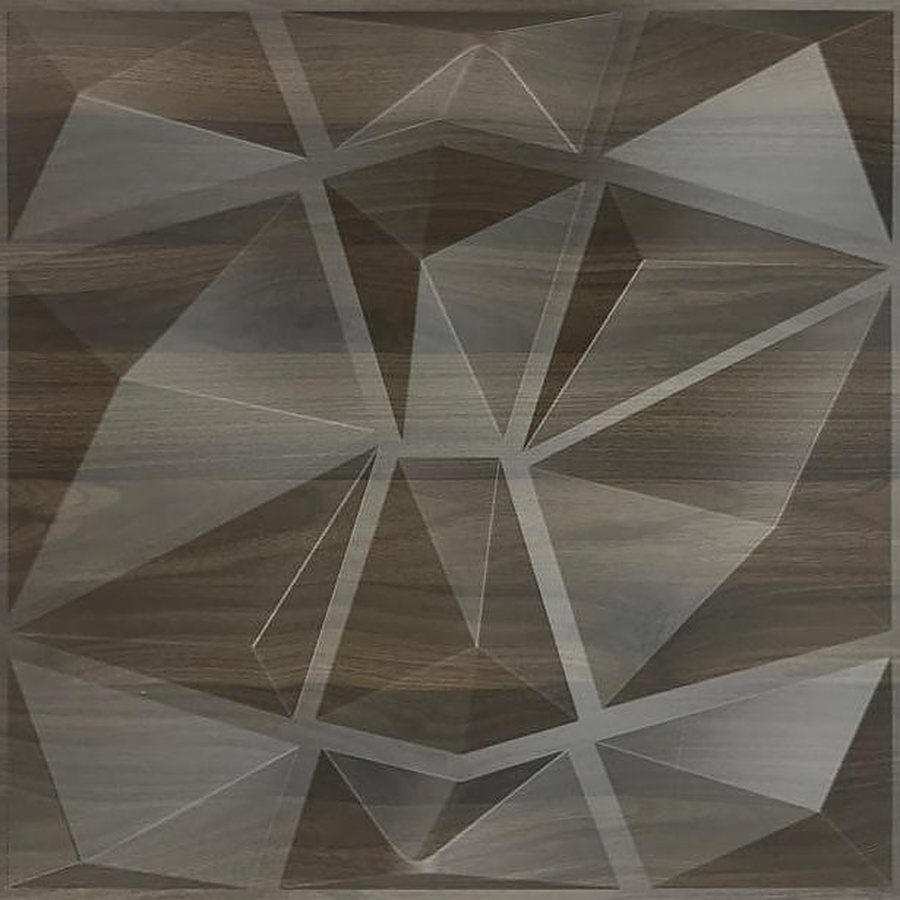 Black Walnut Diamond 3D Wall Panels