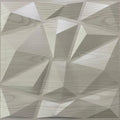 Whitewashed Wood Diamond 3D Wall Panels